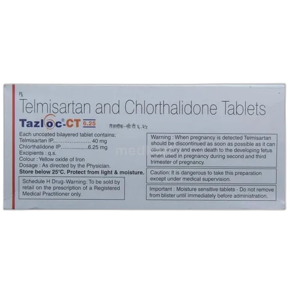 tazloc ct 40/6.25mg tablet 10's